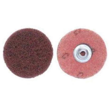 Buffing & Polishing Quick-Change Disc, 2" Dia., Coarse Grit, Aluminum Oxide