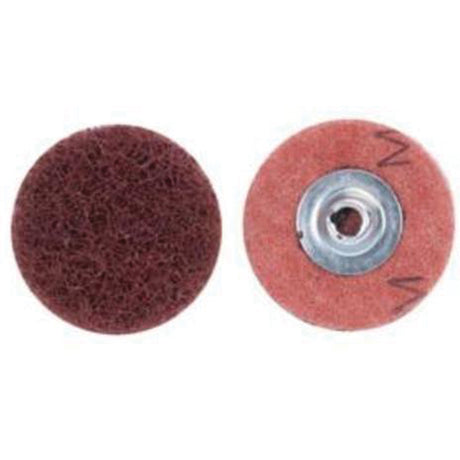 Buffing & Polishing Quick-Change Disc, 2" Dia., Medium Grit, Aluminum Oxide