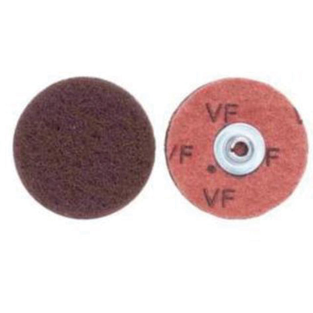 Buffing & Polishing Quick-Change Disc, 3" Dia., Very Fine Grit, Aluminum Oxide