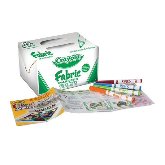 Crayola Fabric Marker Classpack, 80 Count (Case of 3)