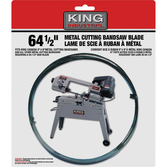 Metal Cutting Bandsaw Blade, Carbon Steel, 1/2" W x 0.025" Thick, 14 TPI