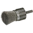Crimped Wire End Brush, 1", 0.006" Fill