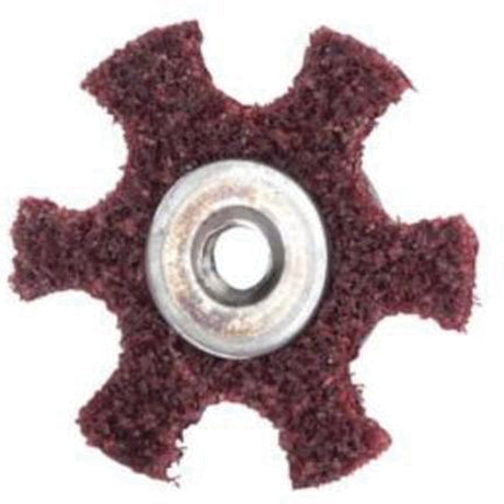 Abrasotex Surface Preparation Star, 3" Dia., Medium Grit, Aluminum Oxide
