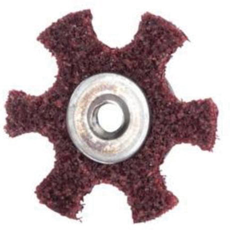 Abrasotex Surface Preparation Star, 1-1/2" Dia., Medium Grit, Aluminum Oxide