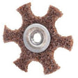 Abrasotex Surface Preparation Star, 2" Dia., Coarse Grit, Aluminum Oxide