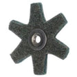 Abrasotex Surface Preparation Star, 2" Dia., Very Fine Grit, Aluminum Oxide