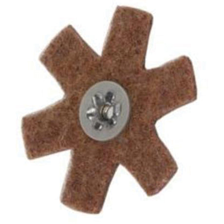 Abrasotex Surface Preparation Star, 3" Dia., Coarse Grit, Aluminum Oxide