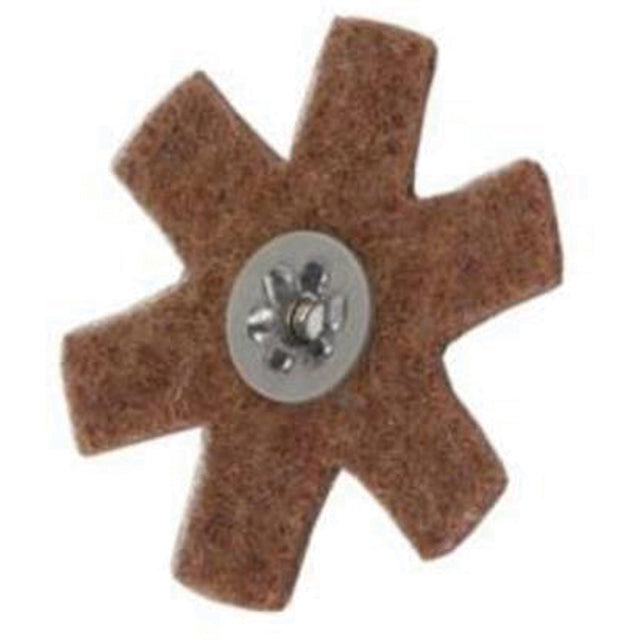Abrasotex Surface Preparation Star, 3" Dia., Coarse Grit, Aluminum Oxide