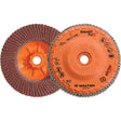Enduro-Flex™ Flap Disc, 4-1/2" x 5/8"-11, Type 27, 40 Grit, Zirconia Alumina