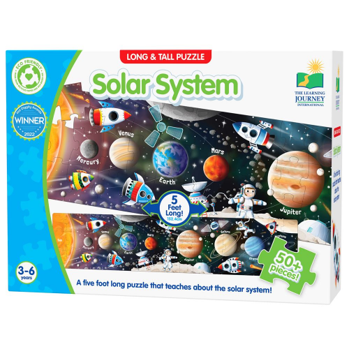 LONG & TALL PUZZLES - SOLAR SYSTEM (Case of 10)