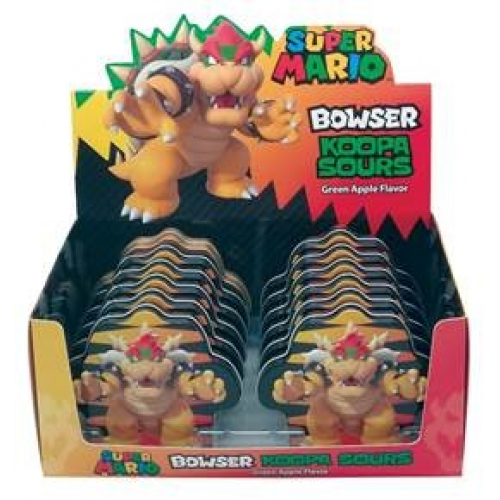NINTENDO - BOWSER KOOPA SOUR CANDIES - CDU (Case of 12)