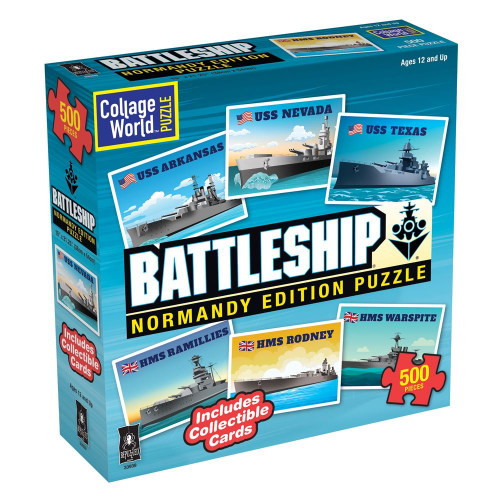 PUZZLE - BATTLESHIP COLLAGE WORLD - 1000pc (Case of 4)