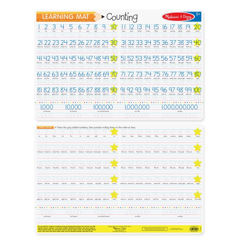 COUNTING TO 100 WRITE-A-MAT (BUNDLE OF 6) (ENG) (Case of 32)