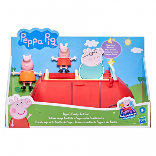 PEPPA PIG - FAMILY RED CAR - ENGLISH (Case of 2)