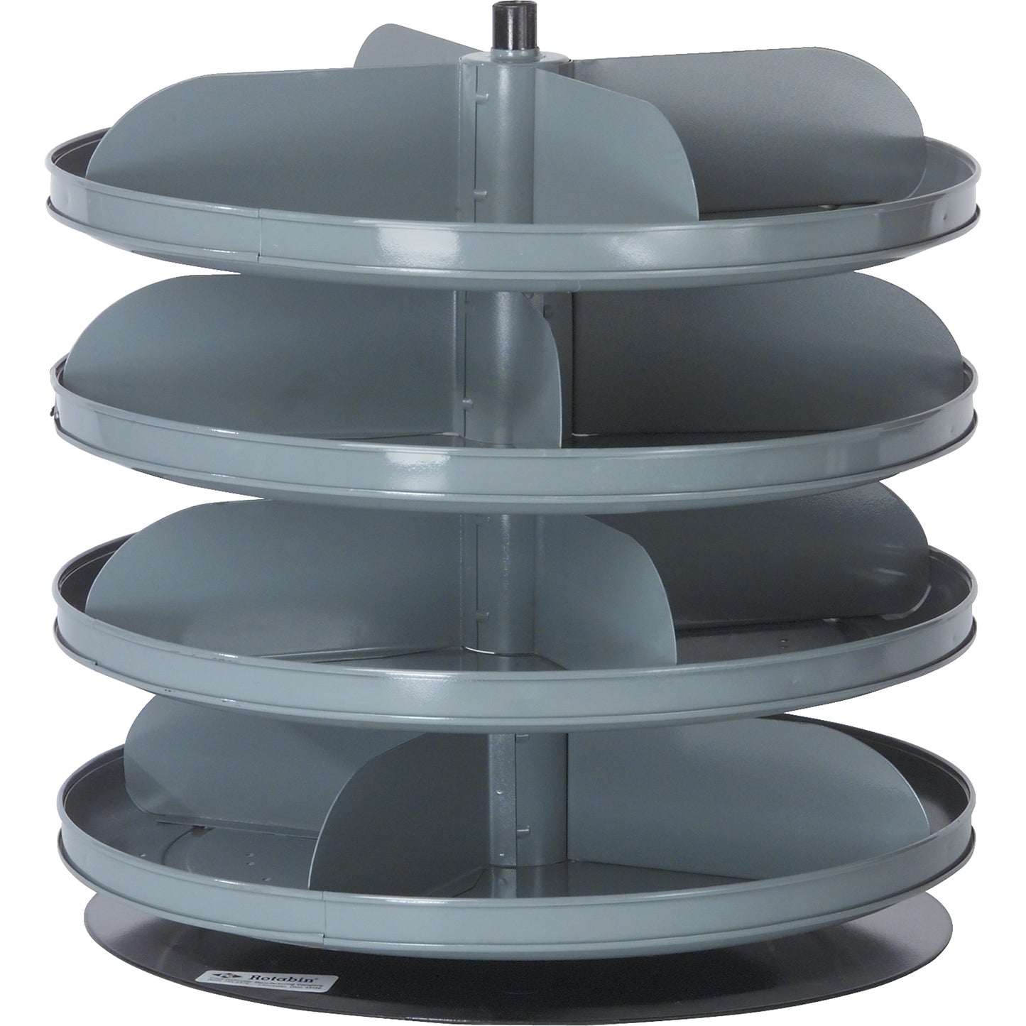 Rotabin® Storage Units, 60 lbs. Capacity per Level, 6 Level, 26-1/8" H x 17" Dia.