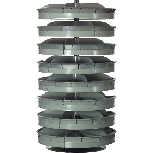 Rotabin® Storage Units, 500 lbs. Capacity per Level, 66" H x 28" Dia.