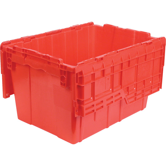 Flipak® Polyethylene Plastic (PE) Distribution Containers, 21.8" x 15.2" x 12.9", Red