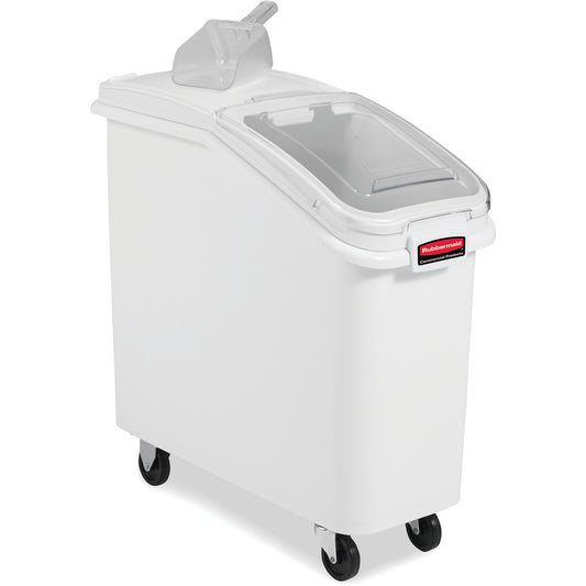 Mobile Ingredient Bins with Sliding Lid, 2.75 cu. ft. Capacity, 28" H x 13-13/100" W x 29-1/4" D