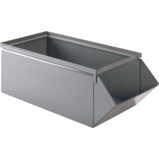 Steel Bin, 100 lbs. Cap., 12" W x 20-1/2" D x 9-1/2" H, Blue