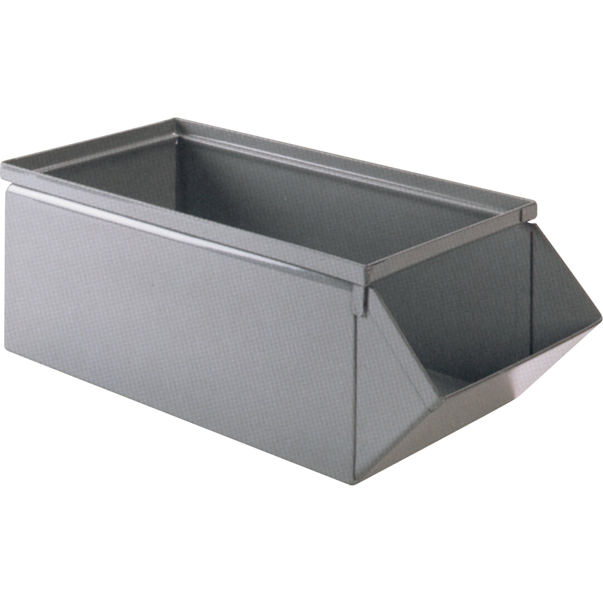 Steel Bin, 100 lbs. Cap., 15" W x 24" D x 11" H, Blue