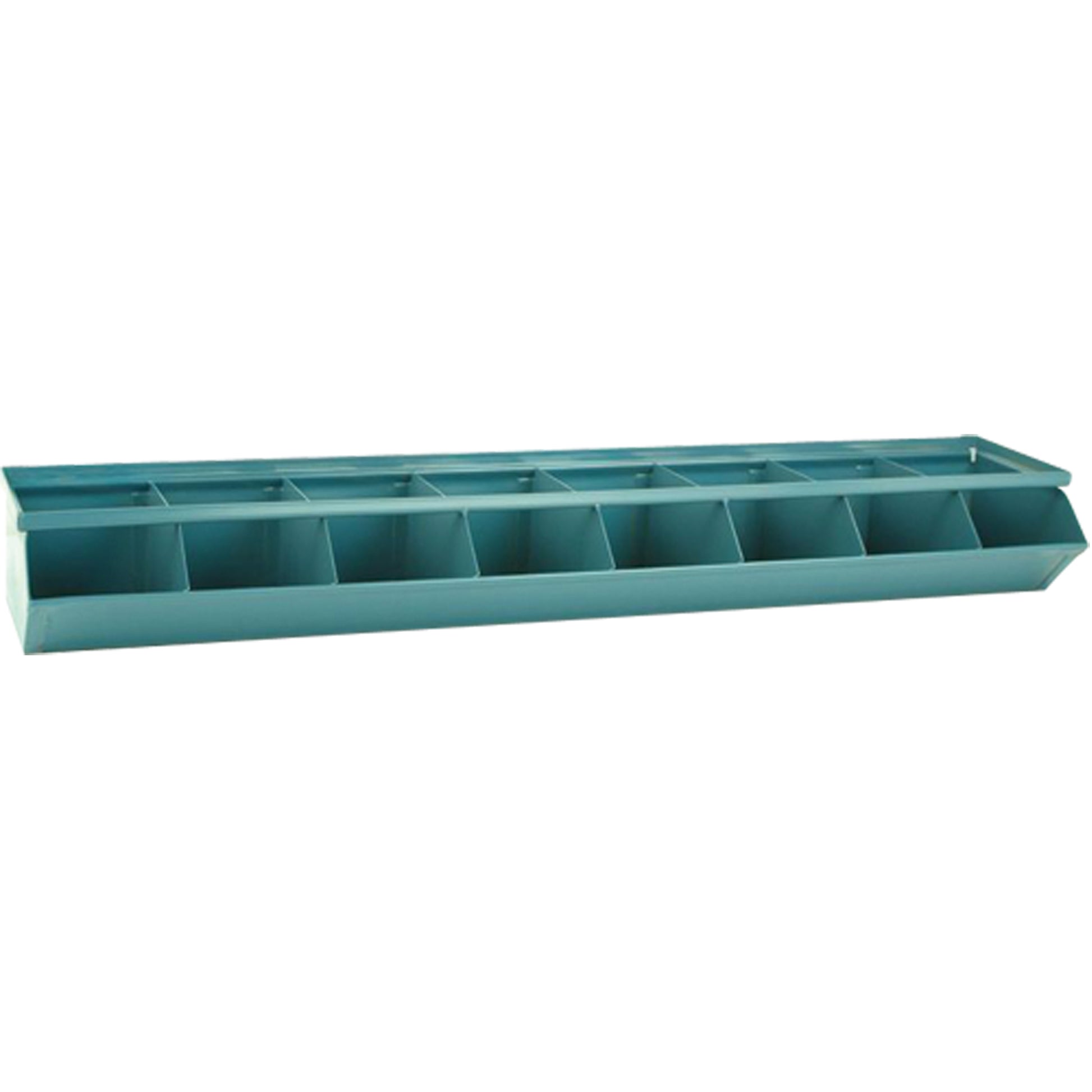 Sectional Bin Units, 100 lbs. Cap., 37" W x 8" D x 4-1/2" H, Blue