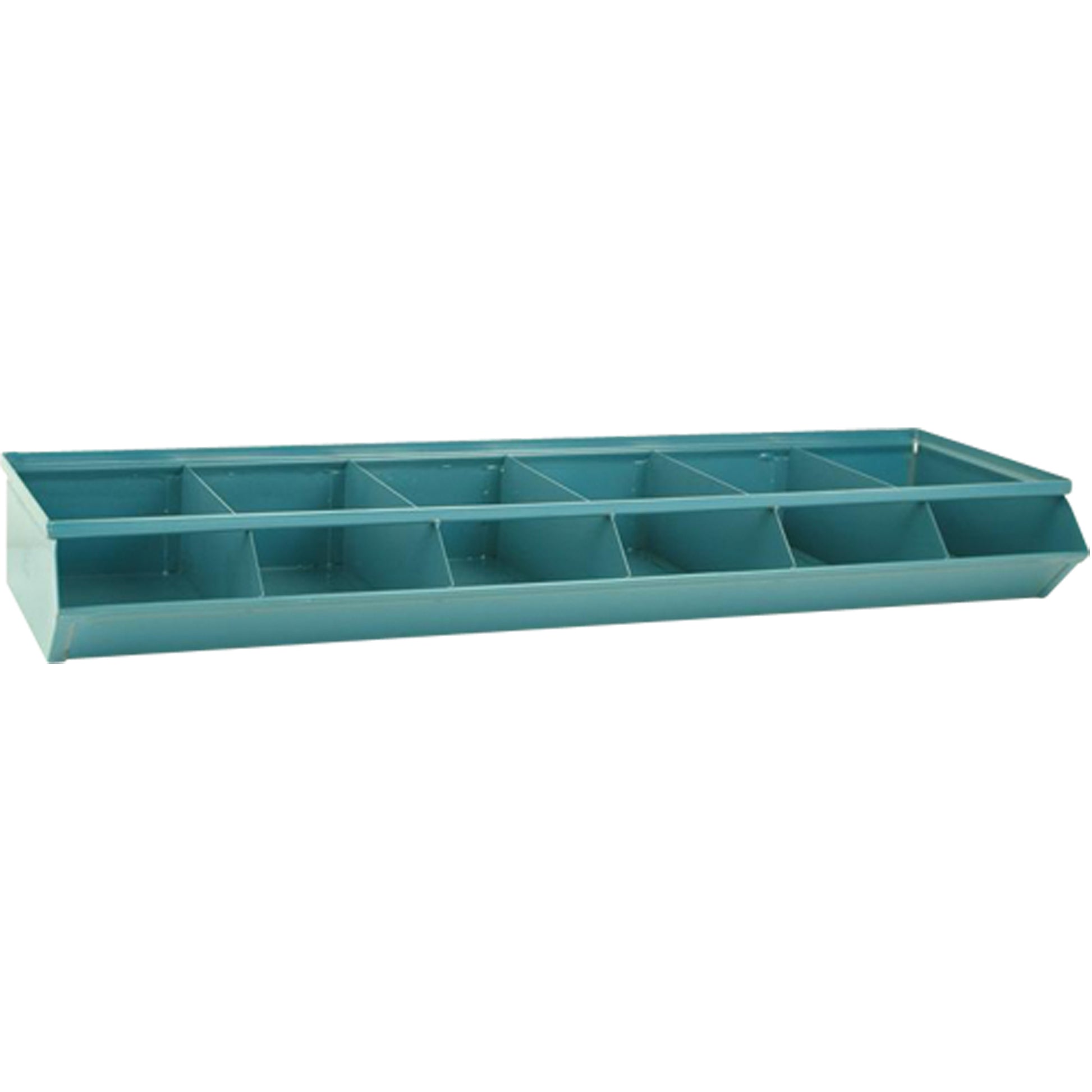 Sectional Bin Units, 100 lbs. Cap., 37" W x 12" D x 4-1/2" H, Blue