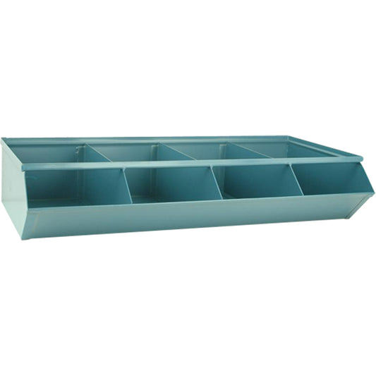 Sectional Bin Units, 100 lbs. Cap., 37" W x 18-3/4" D x 7-1/2" H, Blue