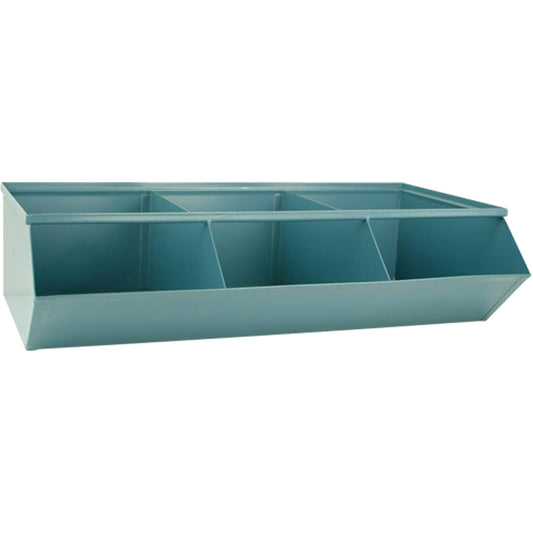 Sectional Bin Units, 100 lbs. Cap., 37" W x 20-1/2" D x 9-1/2" H, Blue