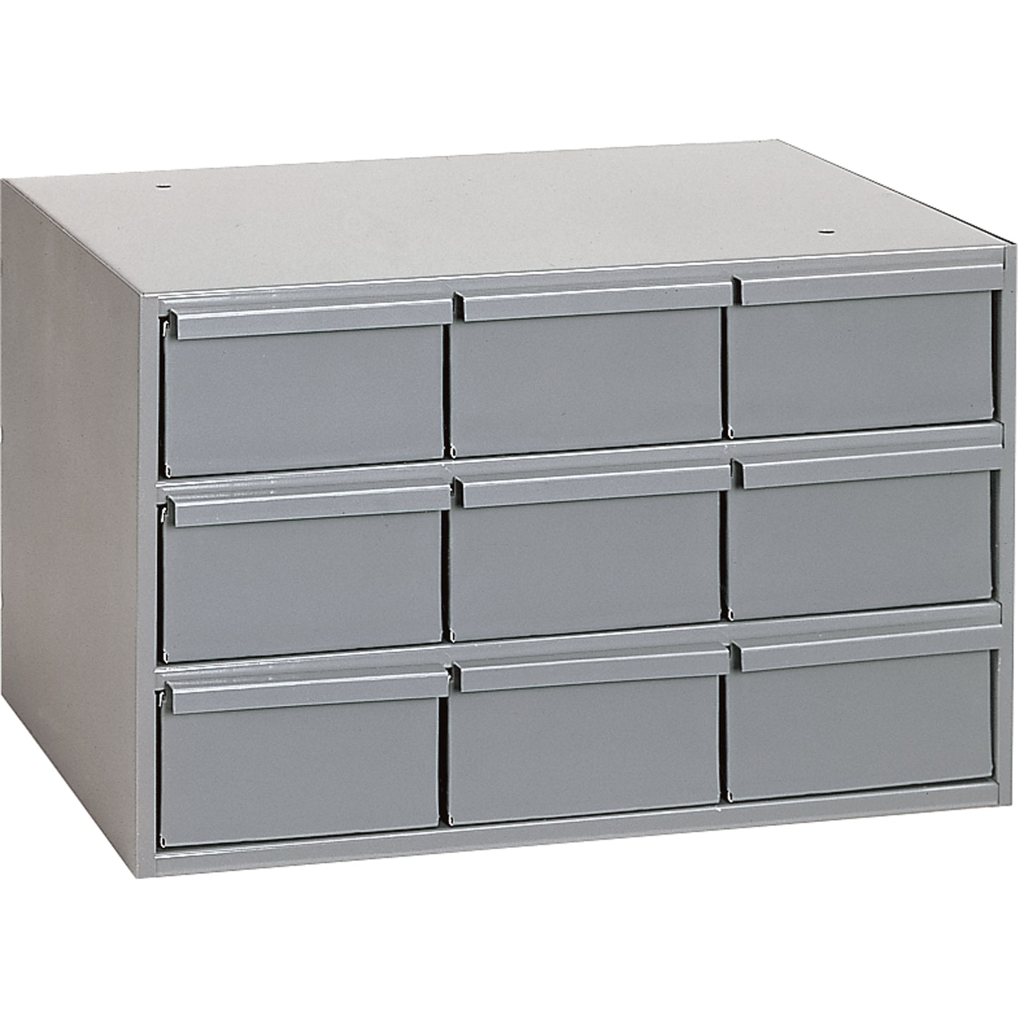 Industrial Drawer Cabinets, 9 Drawers, 17-1/4" W x 11-5/8" D x 10-7/8" H, Grey