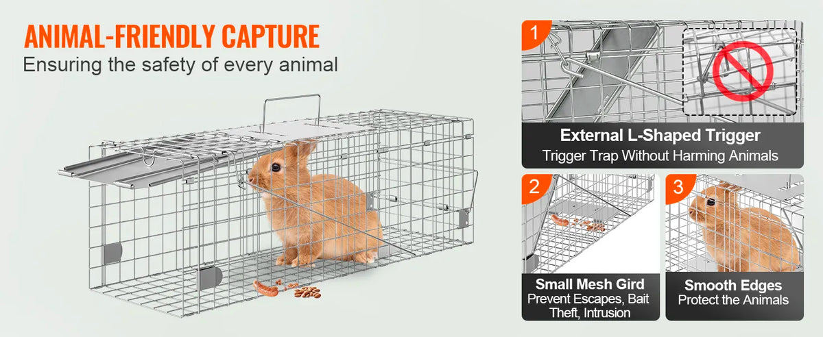 VEVOR Live Animal Cage Trap, 24