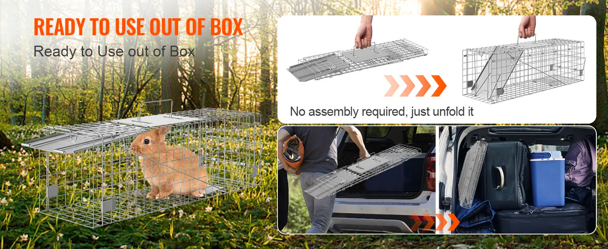 VEVOR Live Animal Cage Trap, 24