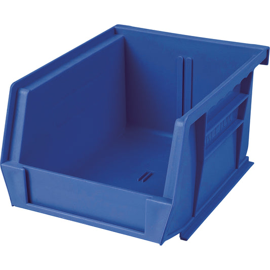 Plastic Bin, 8-1/4" W x 9" H x 18" D, Blue