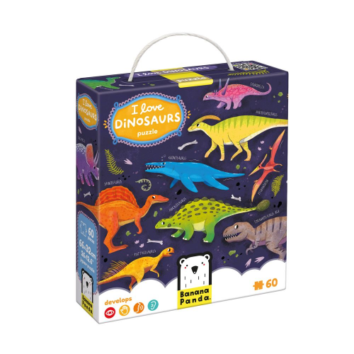 I LOVE DINOSAURS - 60pc PUZZLE (4+) (Case of 10)