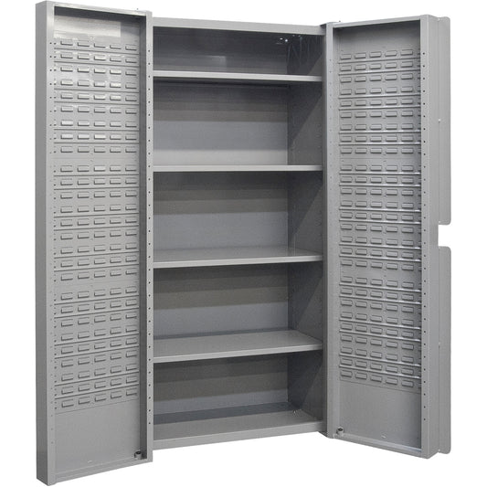Deep Door Combination Cabinets, 38" W x 24" D x 72" H, Grey