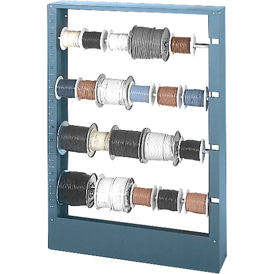 Wire Spool Racks, 4 Rod, 6" W x 26-1/8" D x 37-1/8" H