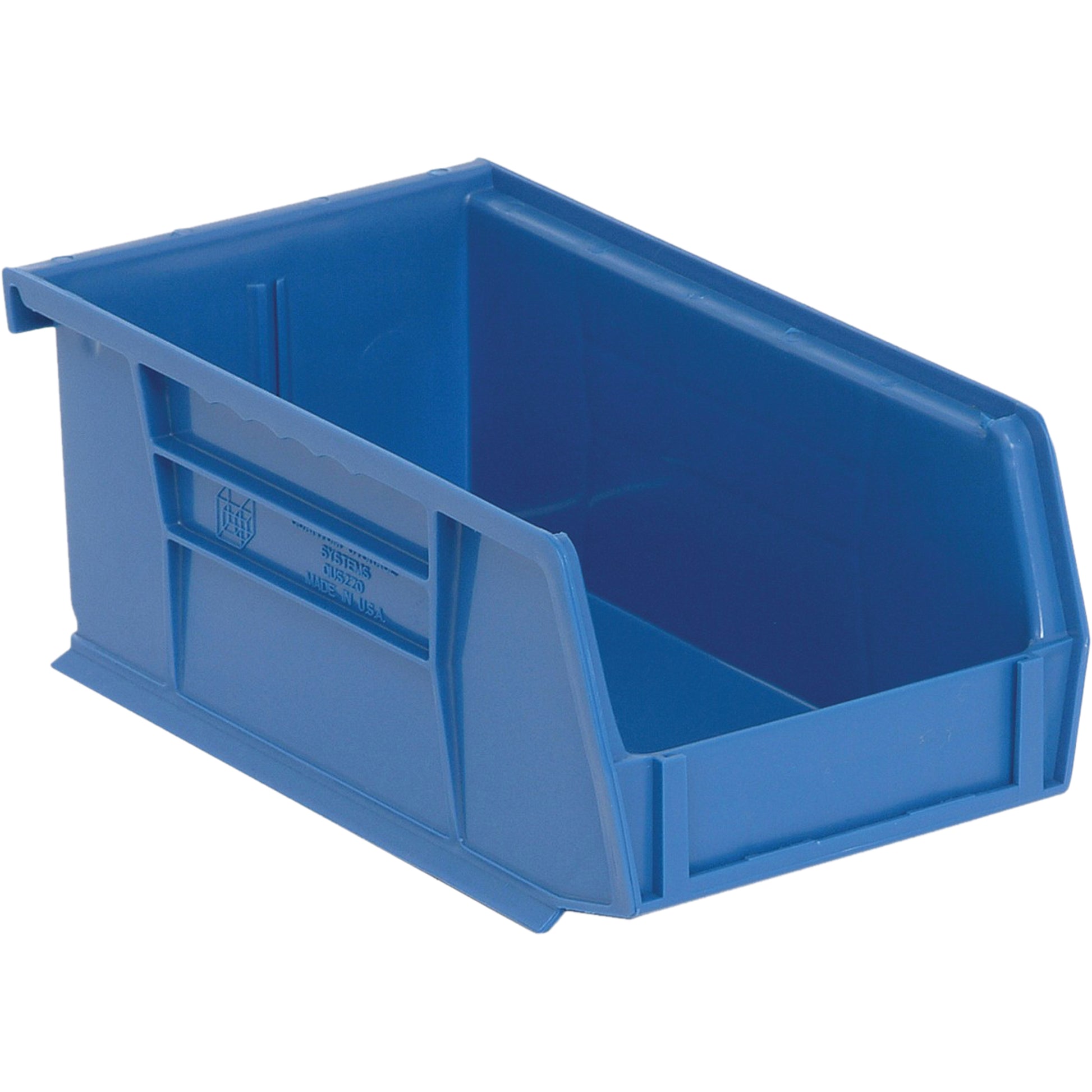 Ultra Stack & Hang Bin, 4-1/8" W x 3" H x 7-3/8" D, Blue