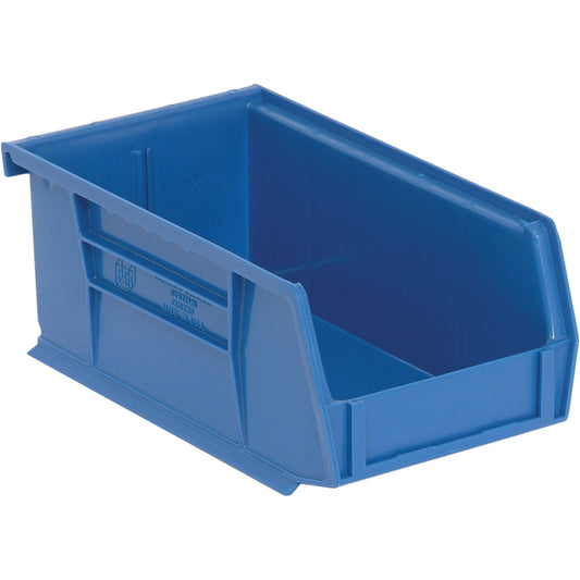 Ultra Stack & Hang Bin, 4-1/8" W x 3" H x 7-3/8" D, Blue