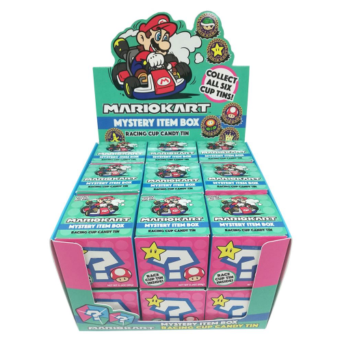 NINTENDO - MARIO KART - BLIND TIN - FRUIT CANDY - CDU (Case of 18)