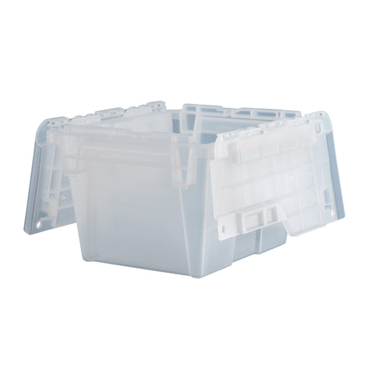 Flipak® Polypropylene Plastic (PP) Distribution Containers, 11.8" x 9.8" x 7.7", Clear