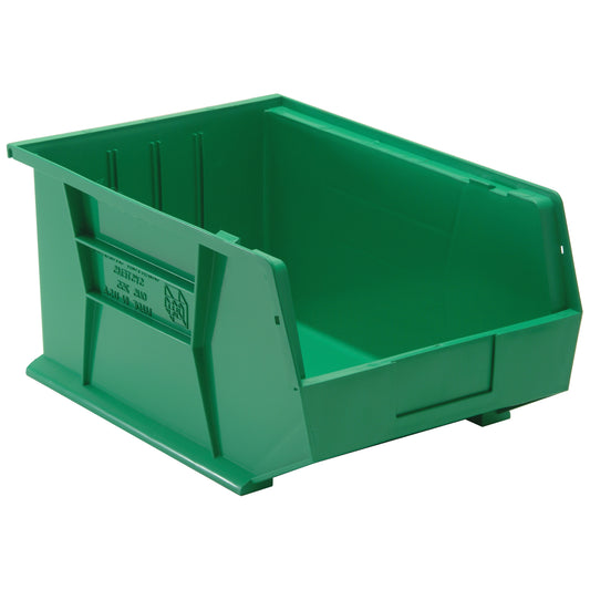 Ultra Stack & Hang Bin, 11" W x 8" H x 16" D, Green
