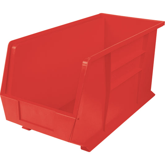 Ultra Stack & Hang Bin, 8-1/4" W x 9" H x 18" D, Red