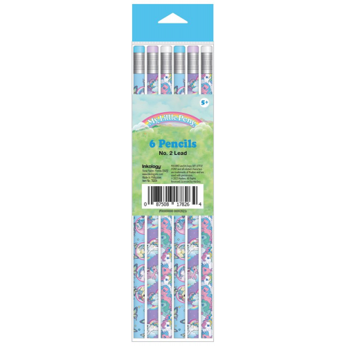 MY LITTLE PONY - 6pk PENCILS (Case of 24)