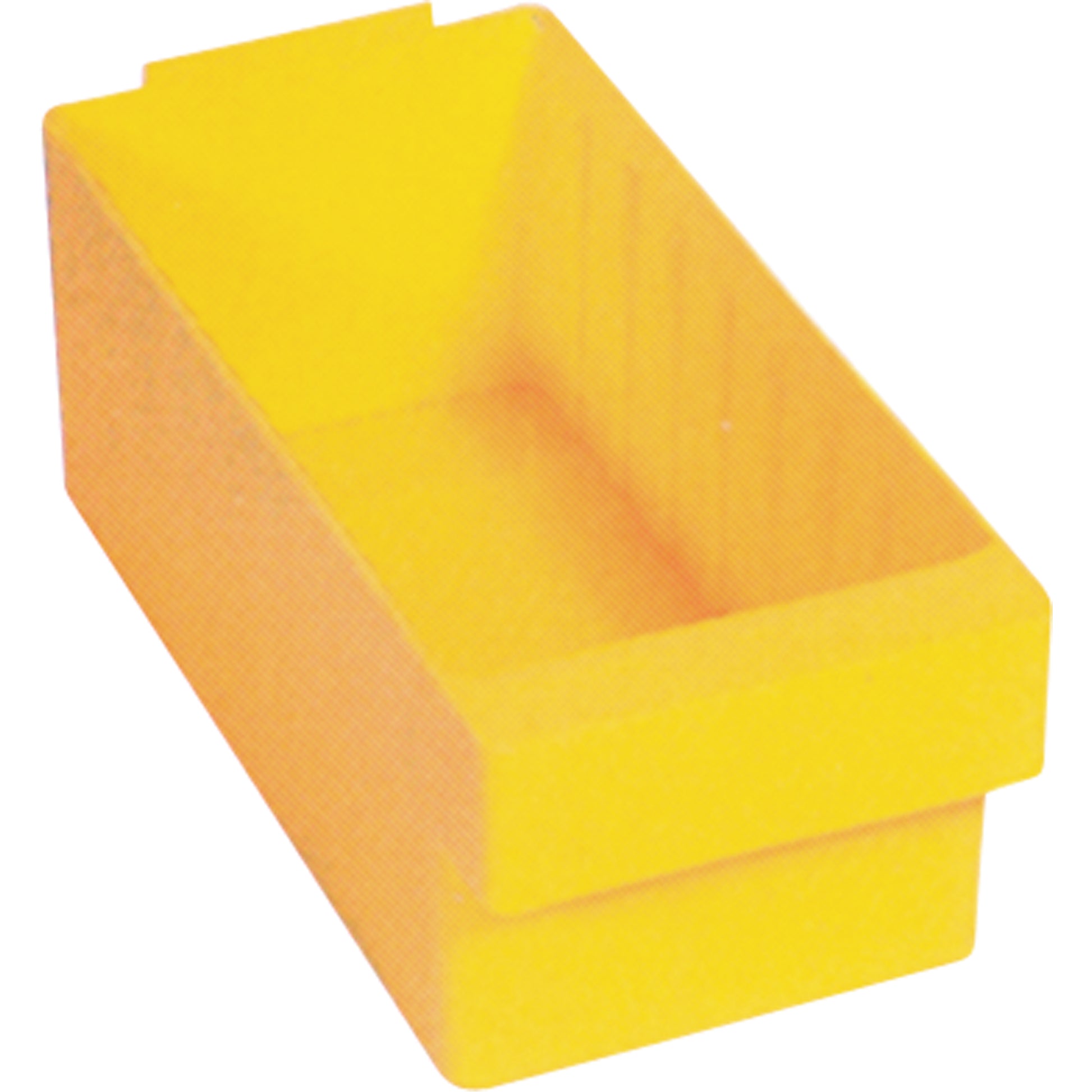 Euro Drawer Bins, 5-9/16" W x 5" H x 11-5/8" D, Yellow, 50 lbs. Capacity