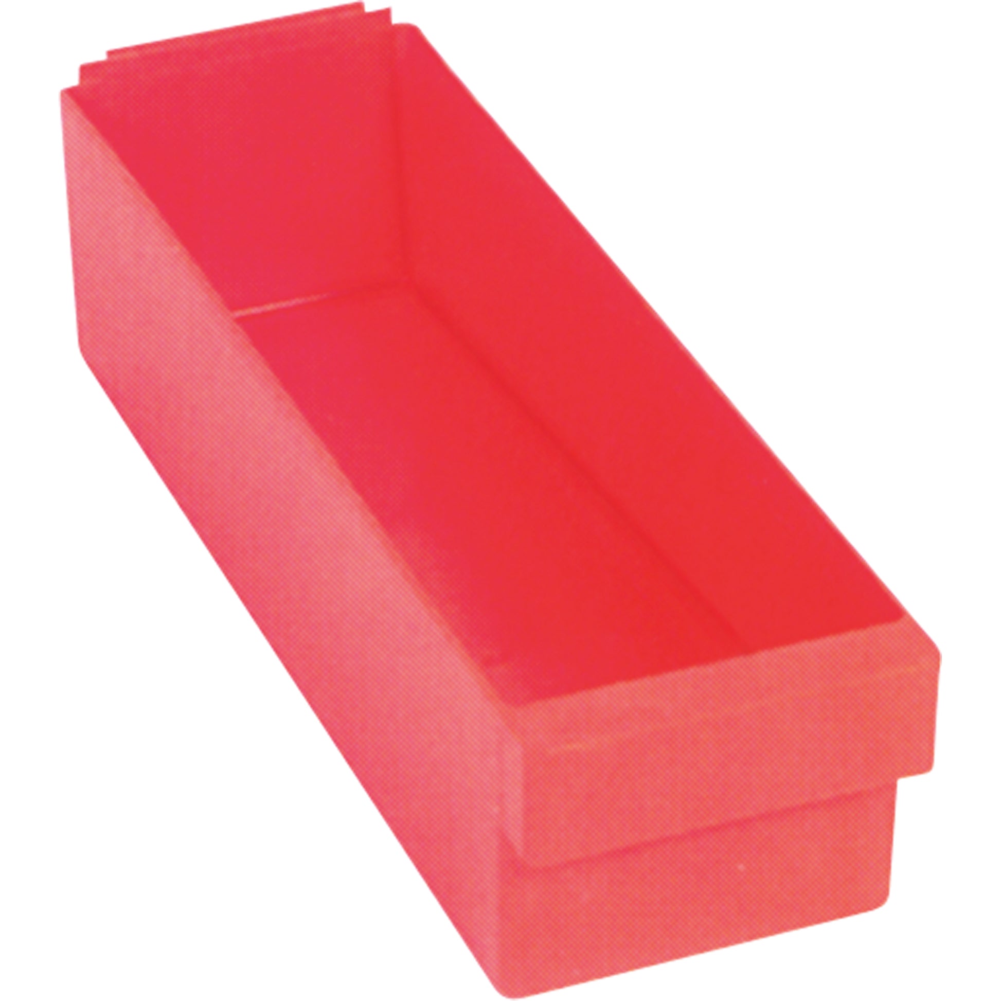 Euro Drawer Bins, 5-9/16" W x 5" H x 11-5/8" D, Red, 50 lbs. Capacity