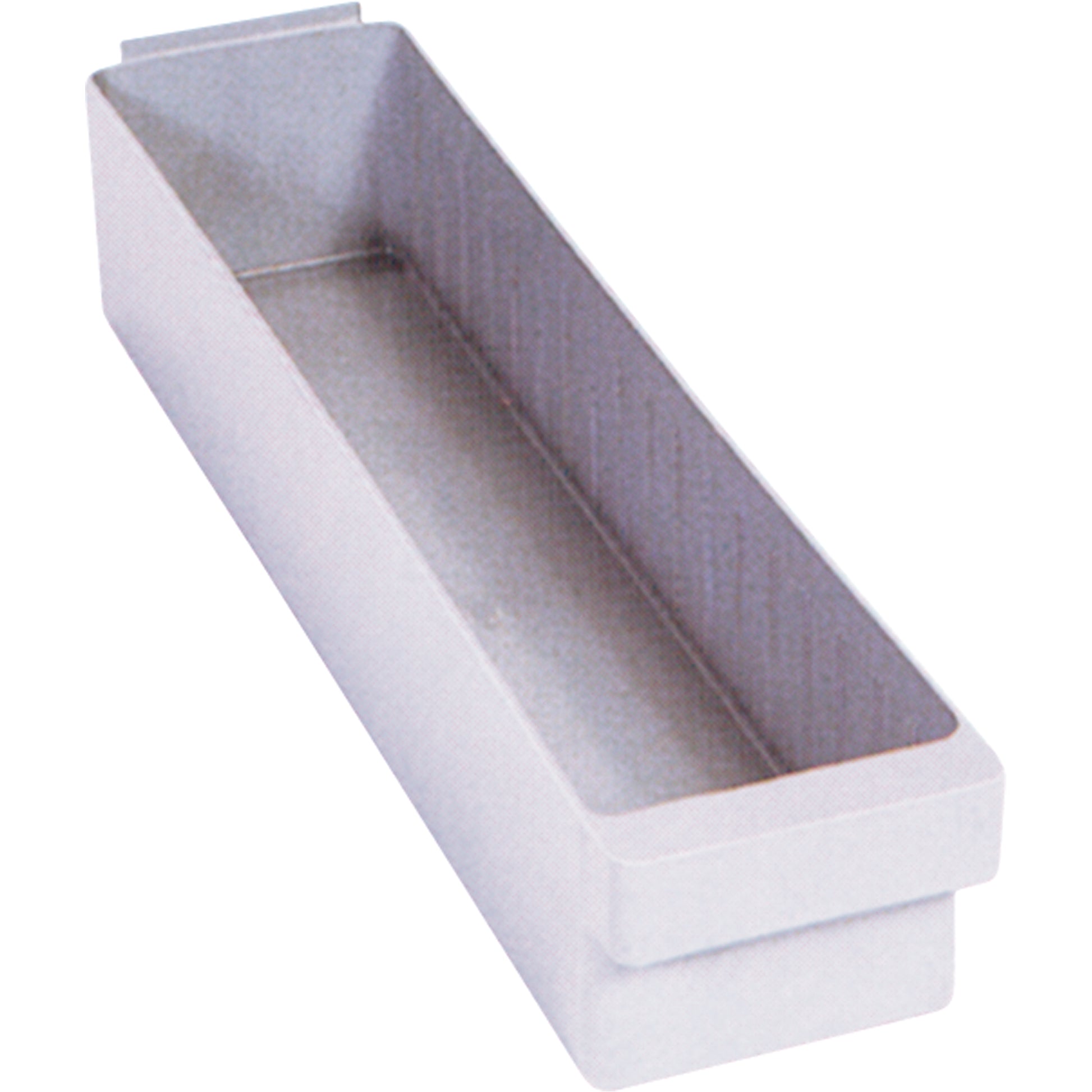 Euro Drawer Bins, 5-9/16" W x 5" H x 17-5/8" D, Grey, 50 lbs. Capacity