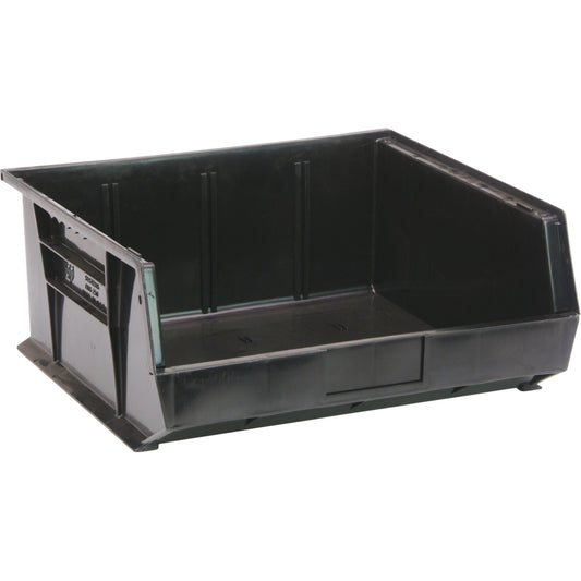 Environmentally Friendly Recycled Bin, 11" W x 10" H x 18" D, Black
