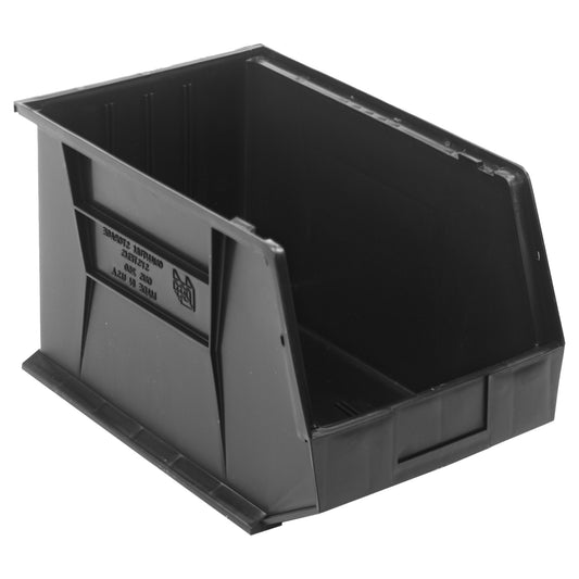 Ultra Stack & Hang Bin, 11" W x 10" H x 18" D, Black