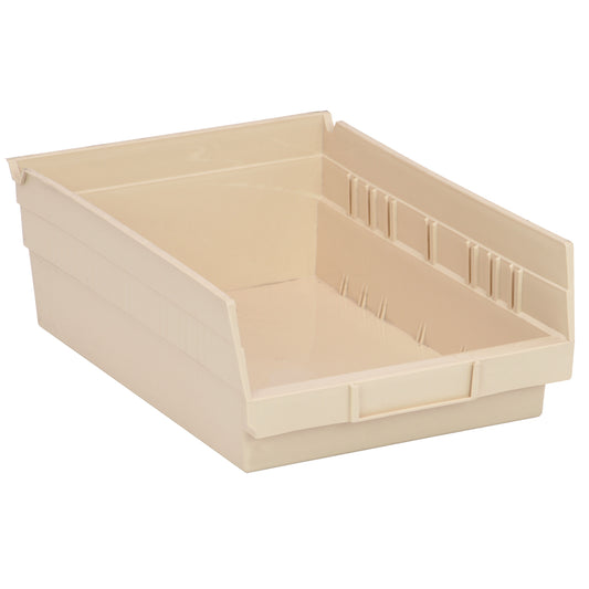 Economy Shelf Bin, 8-3/8" W x 4" H x 11-5/8" D, Ivory