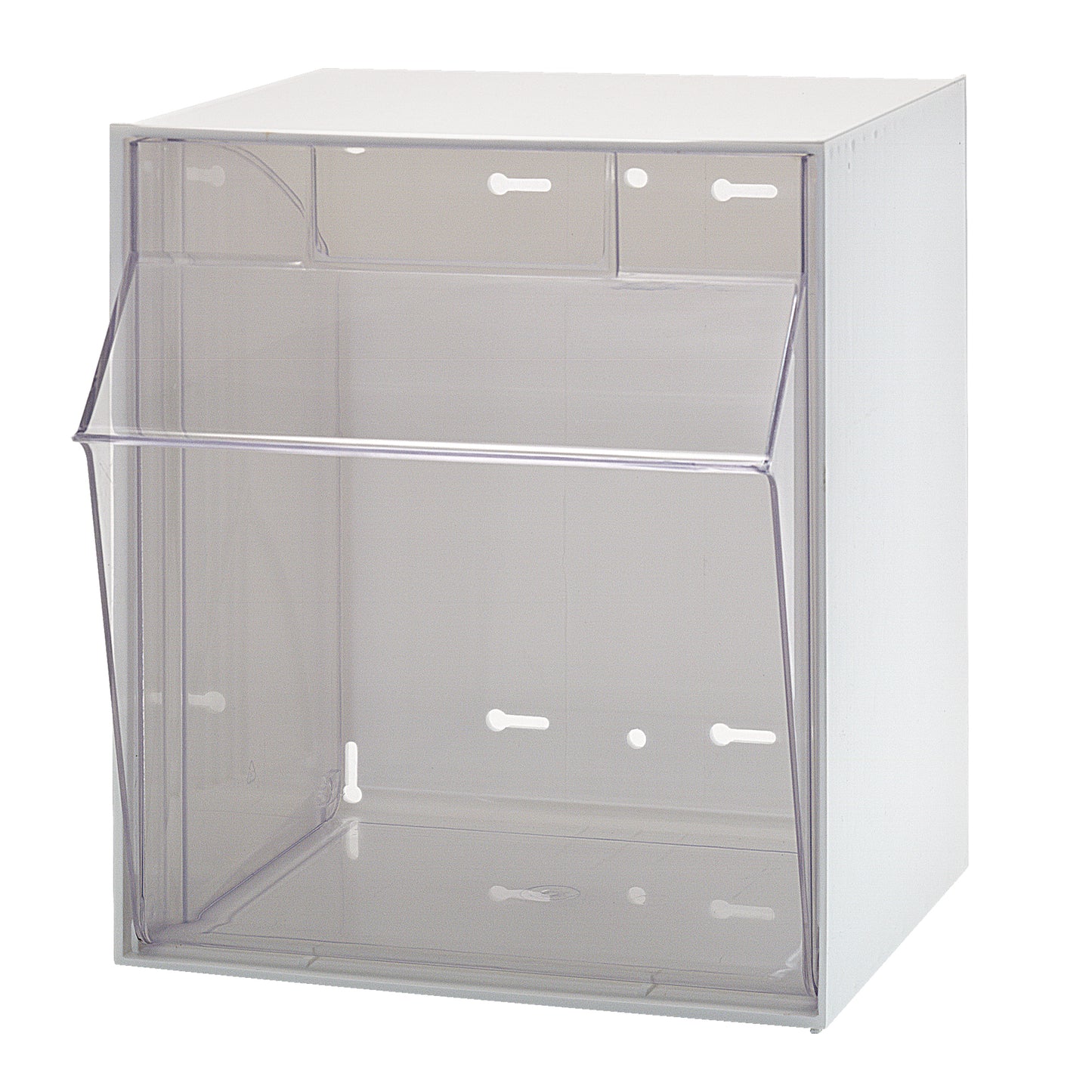 Clear Tip Out Bins, 11-13/16" W x 11-3/4" D x 13-7/8" H