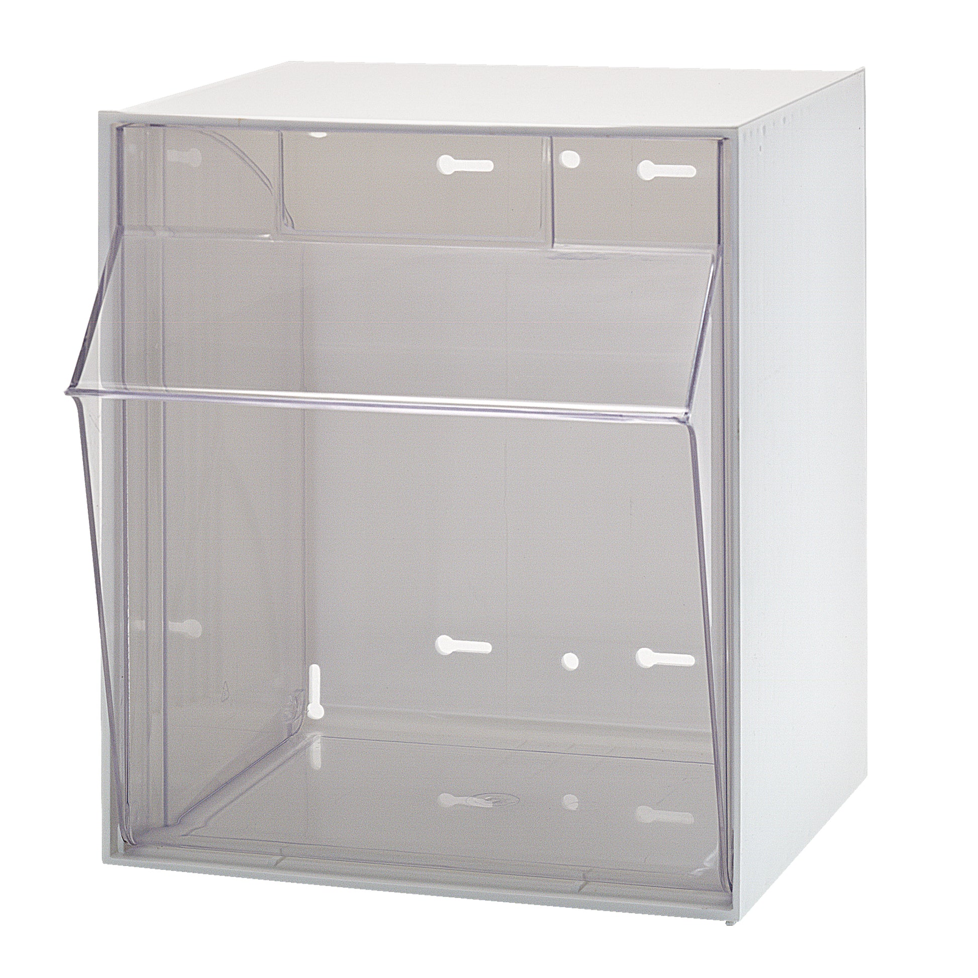 Clear Tip Out Bins, 11-13/16" W x 11-3/4" D x 13-7/8" H